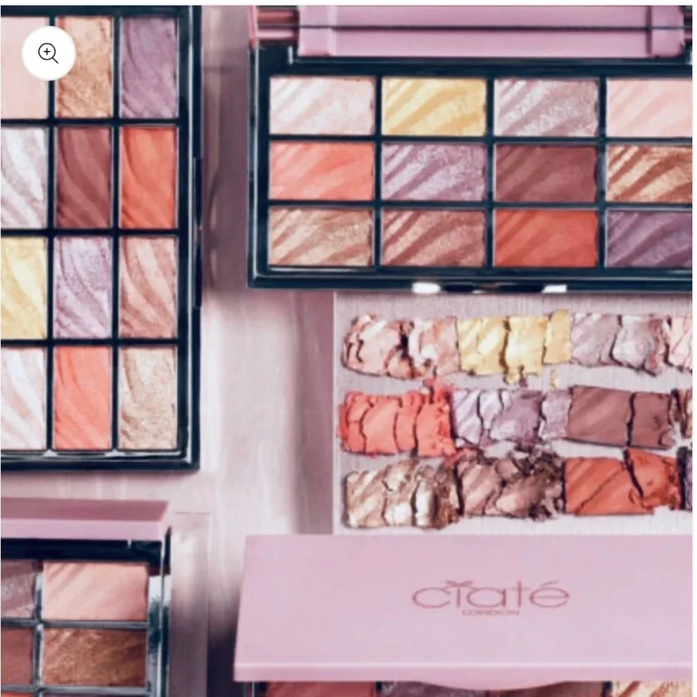 Ciate London The Velvet Eyeshadow Palette, 12 pan compact with mirror